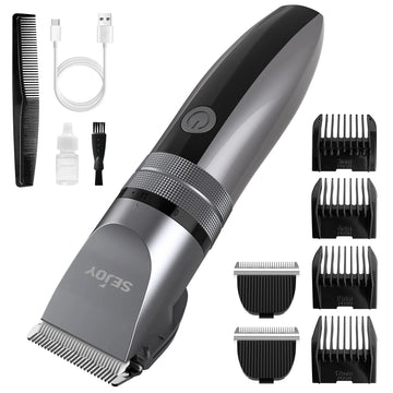 Sejoy Electric Hair Clippers Men Professional kit USB Rechargeable